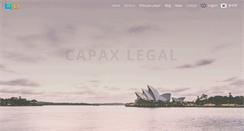 Desktop Screenshot of capaxlegal.com.au