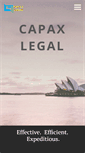 Mobile Screenshot of capaxlegal.com.au